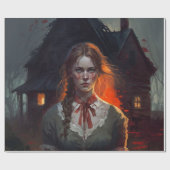 Haunting house ラッピングペーパー (フラット)