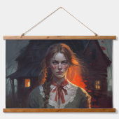 Haunting house 吊り下げ型タペストリー (正面)