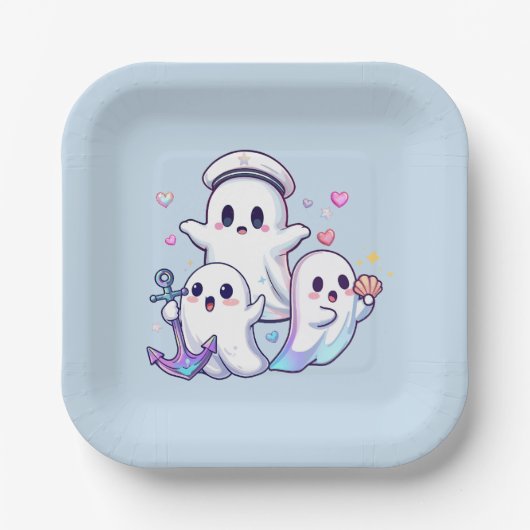 Haunting the High Seas! ペーパープレート (正面)