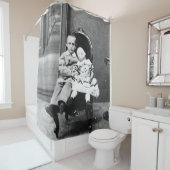 Haunting Vintage Sibling Portrait  シャワーカーテン (インサイチュ)