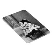 Haunting Vintage Sibling Portrait  マグネット (右側)