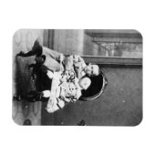 Haunting Vintage Sibling Portrait  マグネット (横)