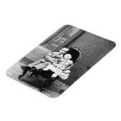 Haunting Vintage Sibling Portrait  マグネット (左側)