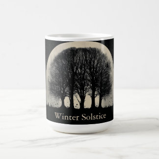 Hauntingly Beautiful Silhouette of Bare Trees コーヒーマグカップ