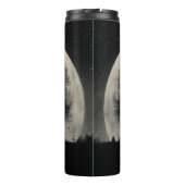 Hauntingly Beautiful Silhouette of Bare Trees タンブラー (裏面)