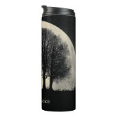 Hauntingly Beautiful Silhouette of Bare Trees タンブラー (回転右)