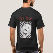 Hauntyは人に直面します Tシャツ (裏面)