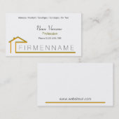 haus bauen 名刺 (正面/裏面)