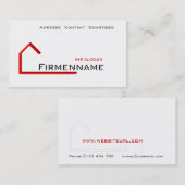 Hausbau 名刺 (正面/裏面)