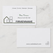 hausbau 名刺 (正面/裏面)