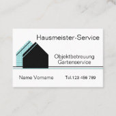 Hausmeister Service 名刺 (正面)