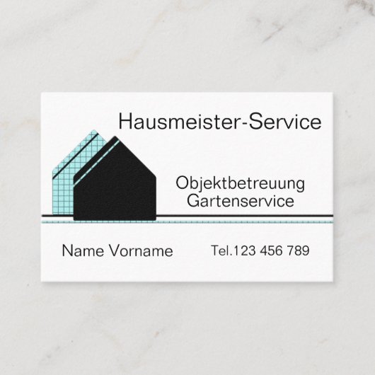 Hausmeister Service 名刺 (正面)