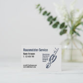 Hausmeister Service 名刺 (スタンド正面)