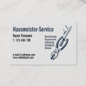 Hausmeister Service 名刺 (正面)