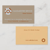 hausmeisterservice 名刺 (正面/裏面)