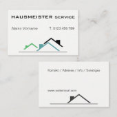 hausmeisterservice 名刺 (正面/裏面)