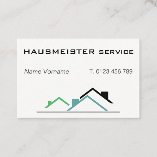 hausmeisterservice 名刺 (正面)