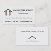 hausmeisterservice 名刺 (正面/裏面)