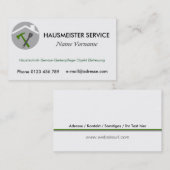 hausmeisterservice 名刺 (正面/裏面)