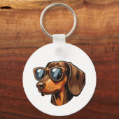 Haustier Geschenkidee für Dackelbesitzer Hunde キーホルダー (裏面)