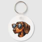 Haustier Geschenkidee für Dackelbesitzer Hunde キーホルダー (裏面)