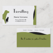 Haustier Pflege 名刺 (正面/裏面)