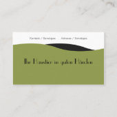 Haustier Pflege 名刺 (裏面)