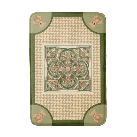 Haut Houndstooth, バスマット (正面縦)