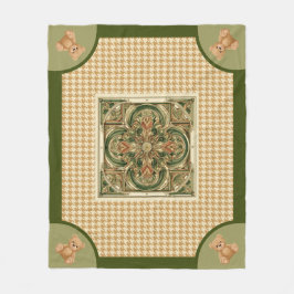 Haut Houndstooth, フリースブランケット