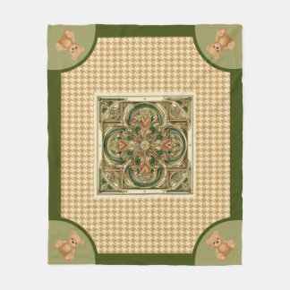 Haut Houndstooth, フリースブランケット