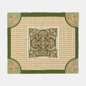 Haut Houndstooth, フリースブランケット (正面(横))