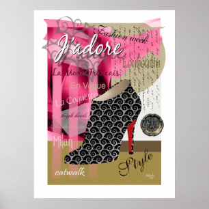 Haute Couture Poster Print ポスター