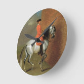 Haute Ecoleのエクササイズ: Lefへの道 ラウンド壁時計 (傾斜)