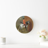 Haute Ecoleのエクササイズ: Lefへの道 ラウンド壁時計 (ホーム)