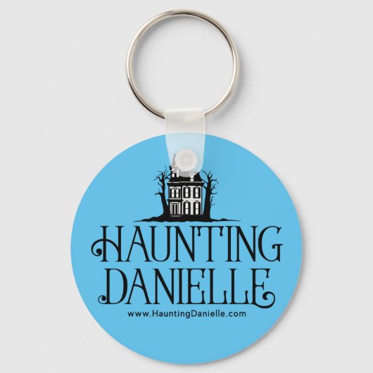 Hauting Danielle Keychain – 青 キーホルダー (正面)