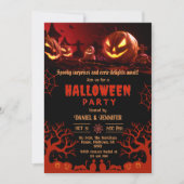 Hauting Glow Erie墓地ハロウィーン 招待状 (正面)