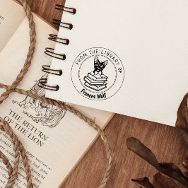 Havana Brown Cat蔵書 ラバースタンプ