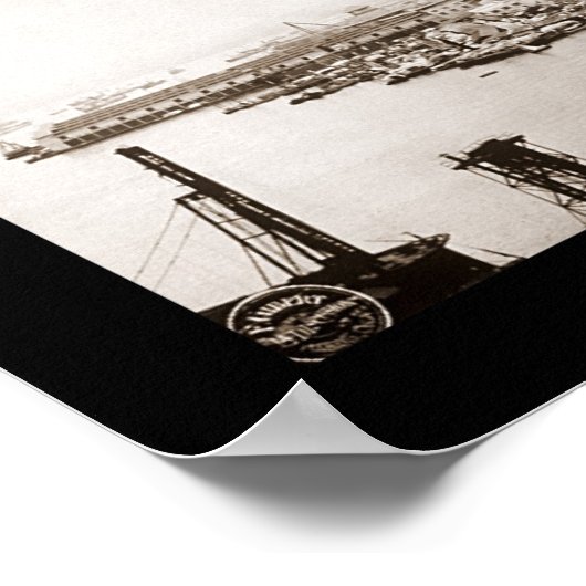 Havana Cuba Waterfront写真1920 ポスター (角)