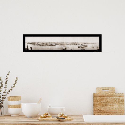 Havana Cuba Waterfront写真1920 ポスター (キッチン)