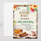 Havana night party invitation 招待状 (正面/裏面)