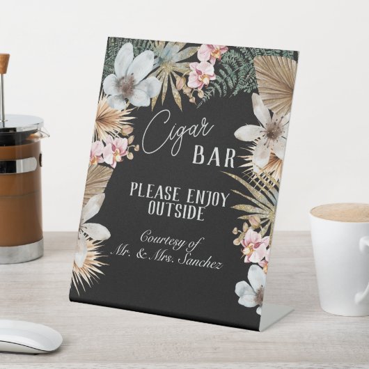 Havana Nights Tropical Cuban Cigar Bar 台座サイン (インサイチュ)