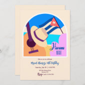 Havana Party 招待状 (正面/裏面)