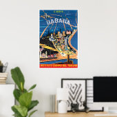 Havana Travel Poster Cuban Art Cuba Print ポスター (ホームオフィス)