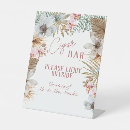 Havana Tropical Cuban Cigar Bar 台座サイン (正面)