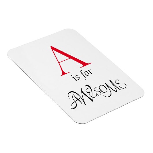 Havanderアルファベット文字Aフレキシブルマグネット マグネット (右側)