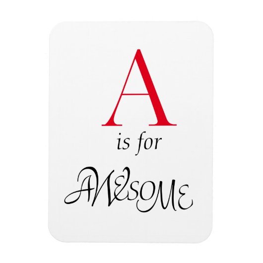 Havanderアルファベット文字Aフレキシブルマグネット マグネット (縦)