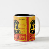 Havaneseかわいい犬のコーヒー・マグ ツートーンマグカップ (正面右)