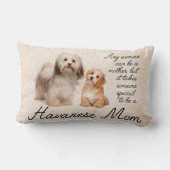 Havaneseのお母さんの枕 ランバークッション (裏面)
