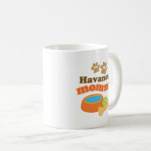 Havaneseのお母さん犬の品種ギフト コーヒーマグカップ (正面右)