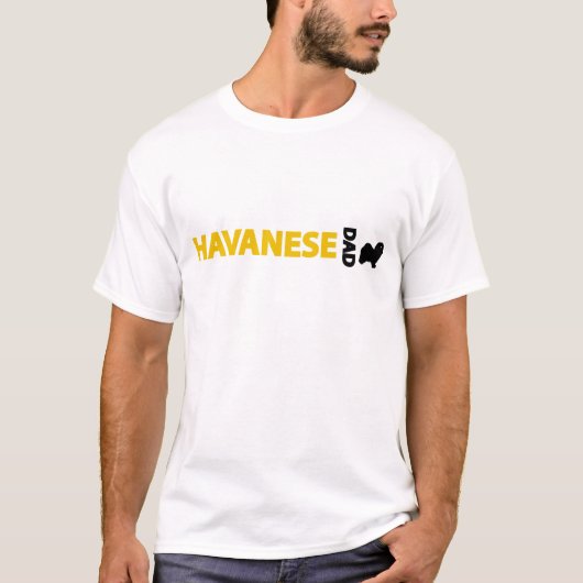 Havaneseのパパ Tシャツ (正面)